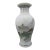 Chinese Republic Period Miniature Porcelain Mountain Landscape & Script Vase For Sale