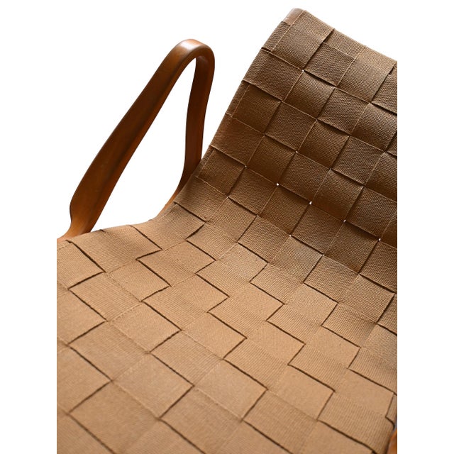 1960s Pernilla Armchair and Foot Stool by Bruno Mathsson, 1960s For Sale - Image 5 of 12