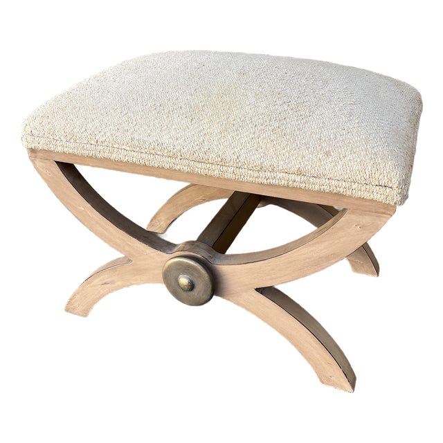 Early 21st Century Art Deco Revival Ottoman / Footstool by Kreiss Collection Furniture. For Sale