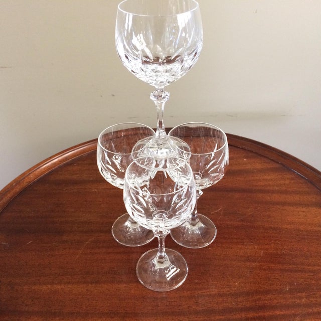 Cut Crystal Wine Glasses by Schott-Zwiesel "Gardone" - Set of 4 For Sale - Image 9 of 11