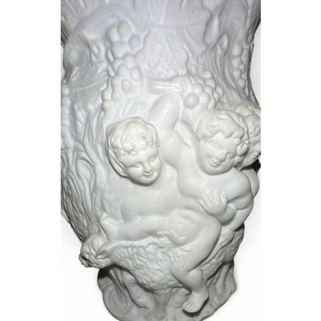 Circa 1850 Jacob Petit Silenus Bacchus Relief Porcelain & Gilt Pitcher For Sale In Lexington, KY - Image 6 of 12