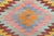 Diamond Designed Turkish Kilim Flatweave Rug For Sale - Image 11 of 13