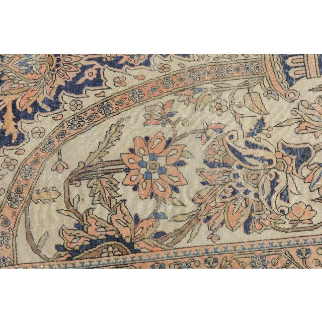 Late 19th Century Antique Mohtasham Kashan Rug 6'9'' x 9'7'' For Sale - Image 12 of 12