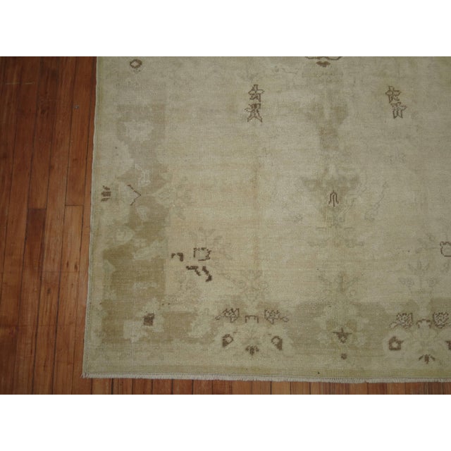Mid 20th Century Zabihi Collection Vintage Turkish Oushak Rug - 5'1" x 8'8" For Sale - Image 5 of 6