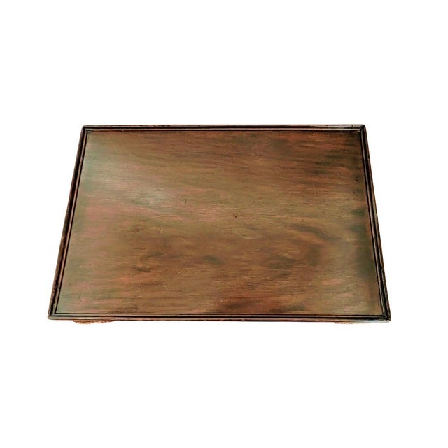 Vintage English Chippendale Style Mahogany Coffee Table Ball and Claw Feet For Sale - Image 4 of 7