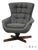 1960s Selig Egg Swivel Lounge Chair For Sale