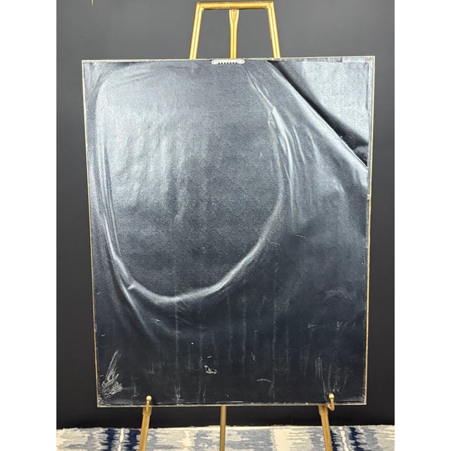 1960s Elegant Mid-Century Modern Metal Wall Sculpture Depicting a Stylized Abstract Human Figure For Sale - Image 5 of 5