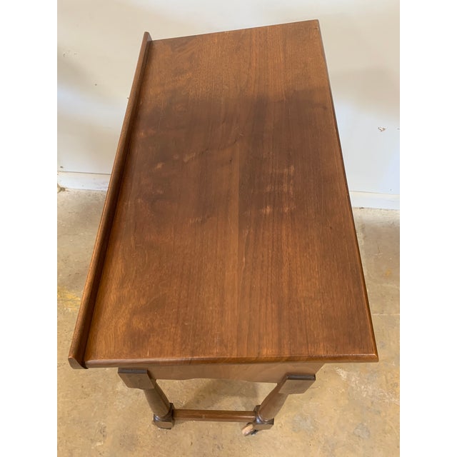 Vintage Traditional Solid Wood Rolling Podium Lectern Chairish