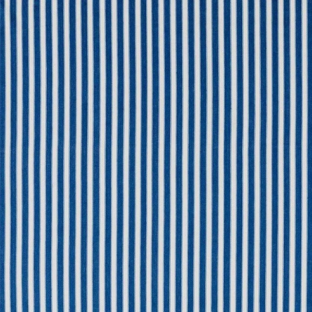 Schumacher's cotton and linen Antique Ticking Stripe is everything you want in a classic, go-to fabric: it's crisp, fresh...