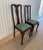 Coffee Early Twentieth Century Classic Traditional Queen Anne Armless Dining Chairs, Splat Back With Slip Seats For Sale - Image 8 of 8