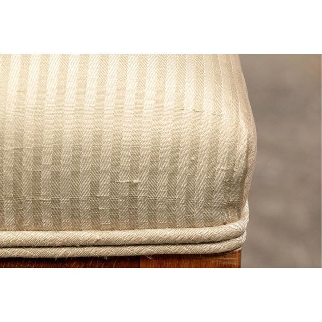 1920s Set of 6 Fine Biedermeier Style Dining Room Chairs With Shaped Cresting Rails and Pierced Back-Splats For Sale - Image 5 of 9