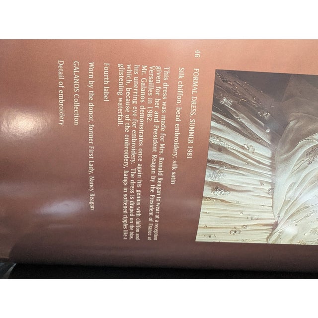 Galanos ~ 1996 Exhibition Catalog of Designer James Galanos by Barry W. Bradley, Western Reserve Historical Society & Los Angeles County Museum of Art For Sale - Image 10 of 15