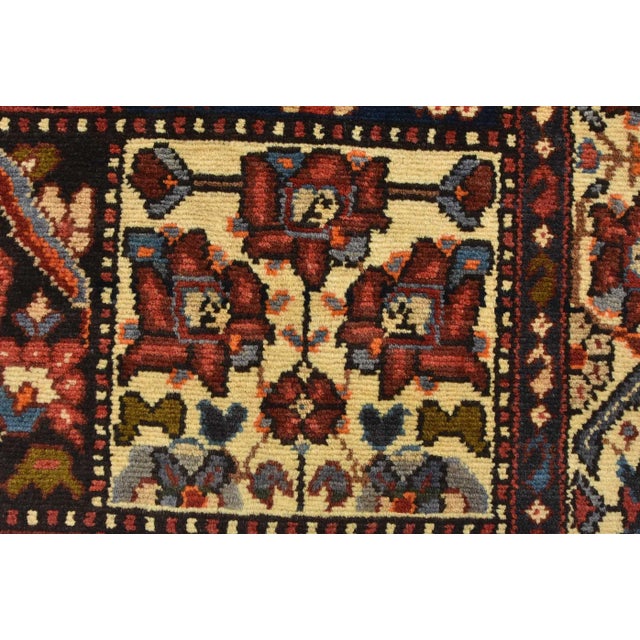 Textile Vintage Oriental Rug 5'2'' X 7'11'' Multicolor Wool Hand-Knotted Carpet For Sale - Image 7 of 12