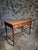 Brown Antique Elm Writing Table with Large Drawer, France, 1920s For Sale - Image 8 of 18
