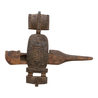 Antique Songye Door Lock Wall Art For Sale