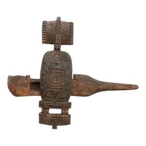 Antique Songye Door Lock Wall Art