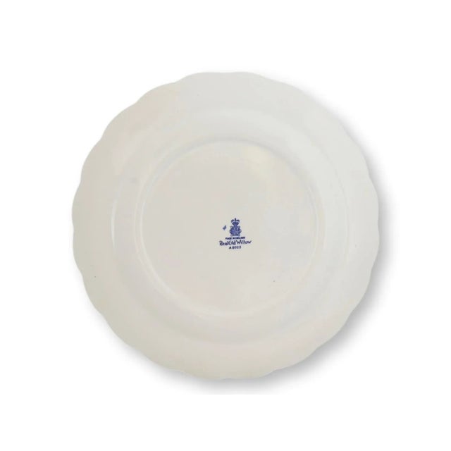 English English Willow Large Dinner Plates, S/6 For Sale - Image 3 of 4