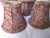 Textile Vintage 1990s Red & Gold With Lion Design Chandelier Lamp Shades - Set of 4 For Sale - Image 7 of 10