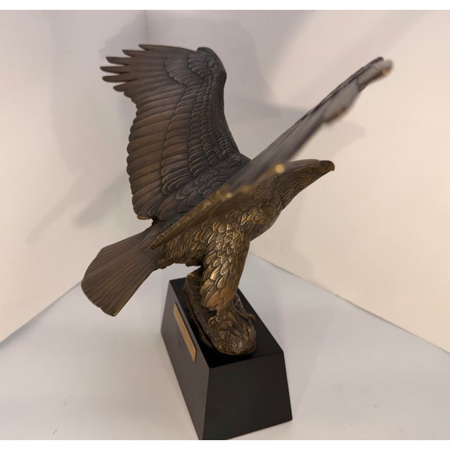 Gilroy Robert’s Bronze Statue of the Great American Eagle For Sale - Image 4 of 7