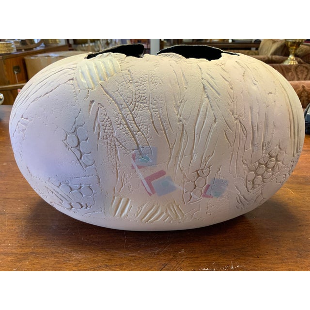 Artist Gail Markiewicz studio pottery. Organic shape and material vessel. Very unique style of pottery. Perfect for the...