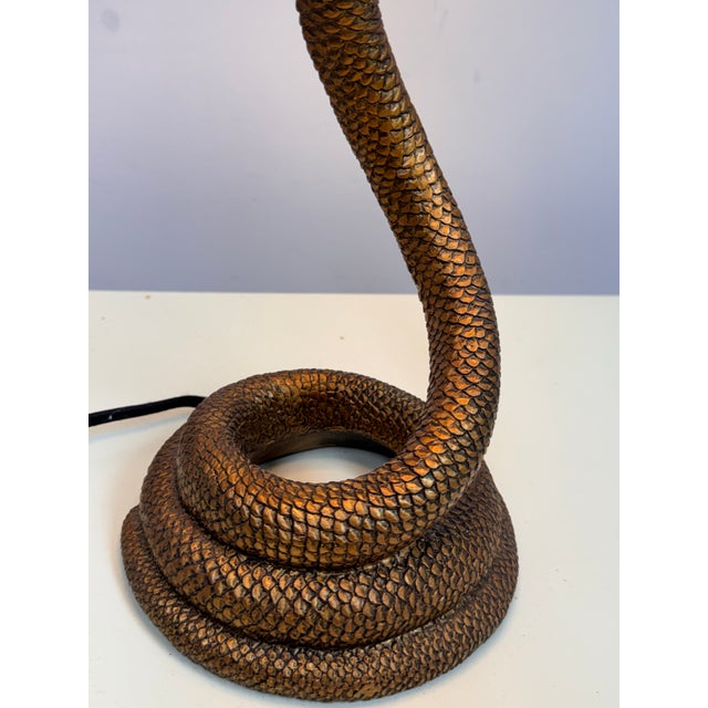 Brett Beldock for Cb2 Snake Bronze Table Lamp For Sale - Image 12 of 12