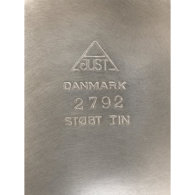 Art Deco Pewter Liquor Goblets by Just Andersen with Monogram KL, 1930s, Set of 4 For Sale - Image 3 of 8
