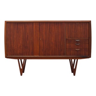 Danish Teak Highboard by Kurt Østervig, 1960s For Sale
