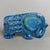 Vintage Blue Ceramic Elephant Sculpture by Aldo Londi for Bitossi / Flavia Montelupo, 1960s For Sale - Image 3 of 11