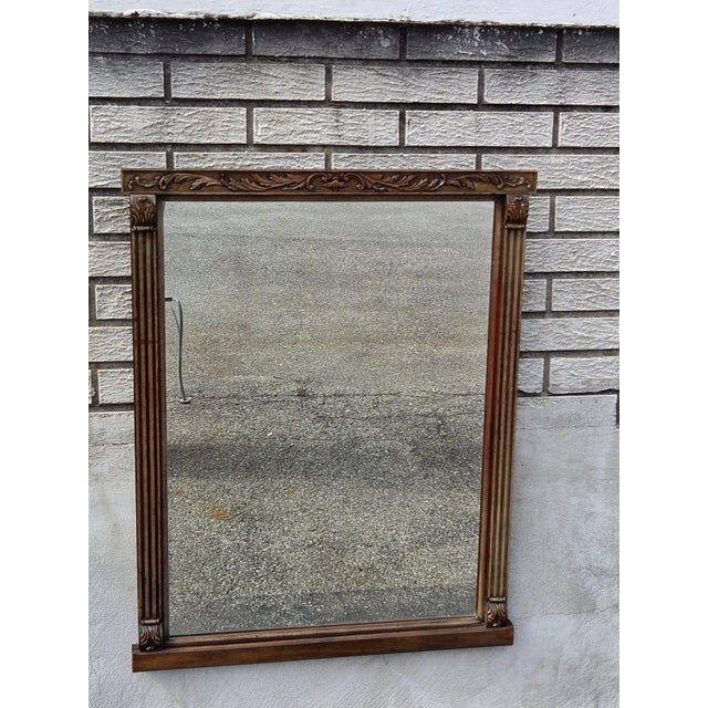 1920 Regency Style Walnut Mirror. For Sale - Image 14 of 14