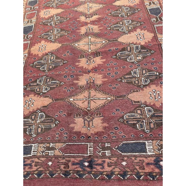Vintage Turkmen Rug, 1980s For Sale - Image 17 of 18