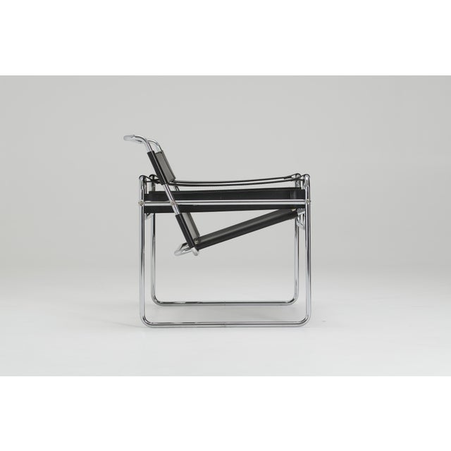 Marcel Breuer Wassily Chair by Marcel Breuer for Knoll International, 1980s For Sale - Image 4 of 16