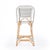 Solstice 25 in. Seat Height Rattan Counter Stool with Back and Footrest For Sale In Chicago - Image 6 of 8