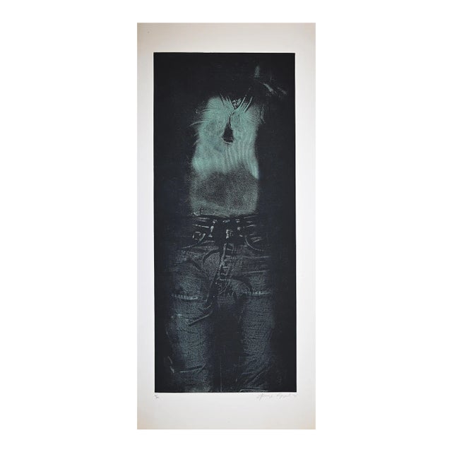 George Segal - Man In Green Shirt - Etching - 1976 For Sale