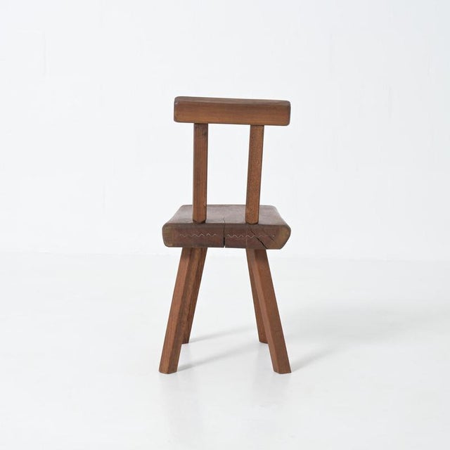 Brutalist Chair from Mobichalet, 1950s For Sale - Image 6 of 18