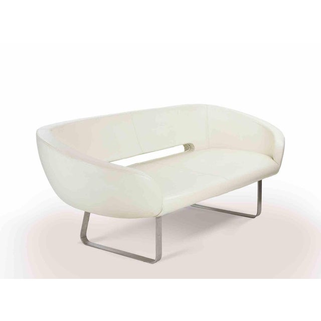 Metal Vintage Rive Droite Sofa & Chairs by Patrick Norguet for Cappellini, Set of 3 For Sale - Image 7 of 12
