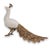 Our sculptured peacocks are majestic and grand in their style and size. The glazed porcelain bodies are accented with...
