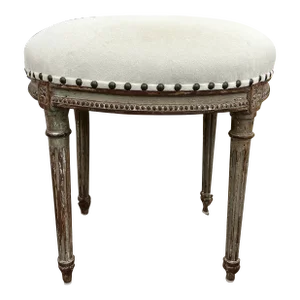 19th Century French Louis XVi Style Ottoman