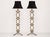 Pair of Niermann Weeks Montaigne Floor Lamps in Distressed Gold Leaf Description: Beautiful pair of Niermann Weeks...