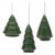 Ceramic Tree Ornament Set of 6 For Sale