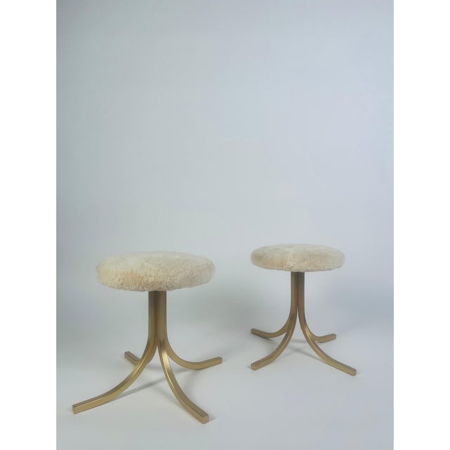 1960s Vintage Stools by Miguel Fisac, 1960, Set of 2 For Sale - Image 5 of 10