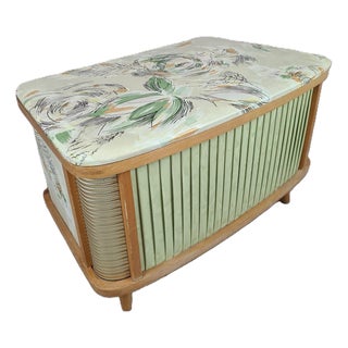 Vintage Ottoman with Storage, 1960s For Sale