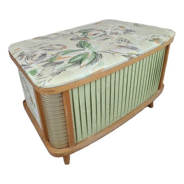 Vintage Ottoman with Storage, 1960s For Sale
