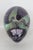 Abstract Glass Eye Studio Ges Purple Passion Flower Dichroic Art Egg Paperweight 5194b For Sale - Image 3 of 14