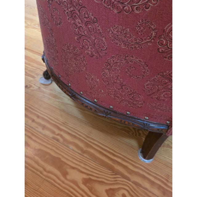French Provincial Circa 1920 Louis XV Antique Sofa For Sale - Image 3 of 12