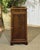 English mahogany bedside table, late 19th century - H=80cm, W=33.5cm, D=28cm.