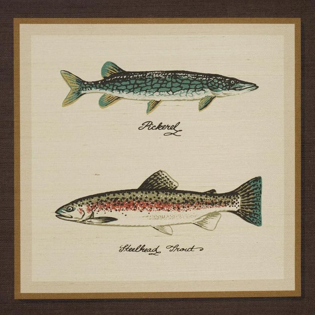 Schumacher Schumacher Jamie's Trophies Sisal Wallpaper In Charcoal For Sale - Image 4 of 6