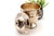 Metal Silver Urn with Lion Heads Engraved with Rings For Sale - Image 7 of 7
