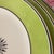 Green 1980s Set of 3 Ceralene “Directiore” green Limoges oval serving platters // A Raynaud et Cie // Made in France // French Empire style For Sale - Image 8 of 9