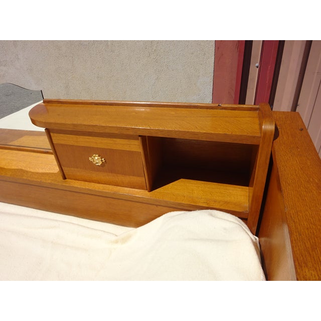 Vintage Light Oak Headboard, 1970s For Sale - Image 10 of 18
