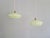 Art Deco Pendant Lights in Speckled Glass, 1930s, Set of 2 For Sale - Image 9 of 12